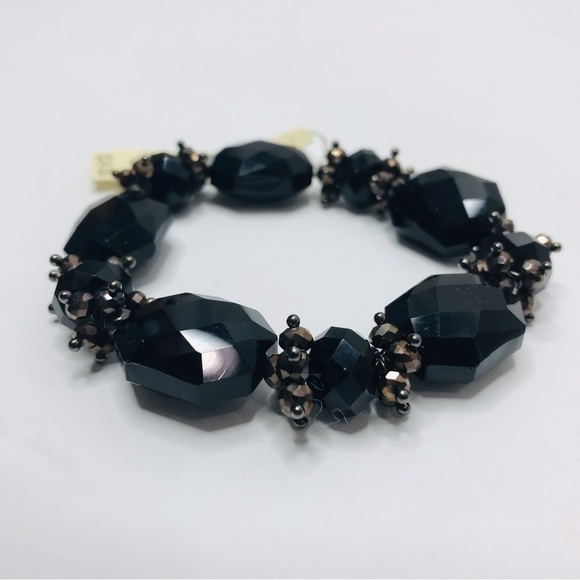 2028 Black Beaded Bracelet - Picture 4 of 4